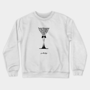 Coctail Martini Crewneck Sweatshirt